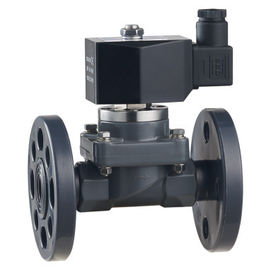 2 magnetventil-Antiflansch der Weisen-ätzender Dn15-40mm Plastikund schnelle Installation